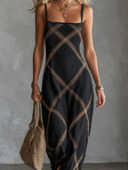 Vittoria – Vestido Geométrico Elegante