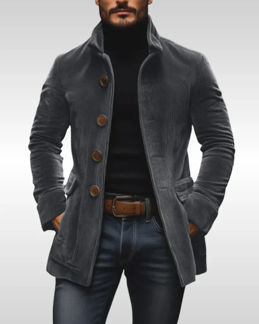 Roberto™ | Chaqueta de algodón acanalado