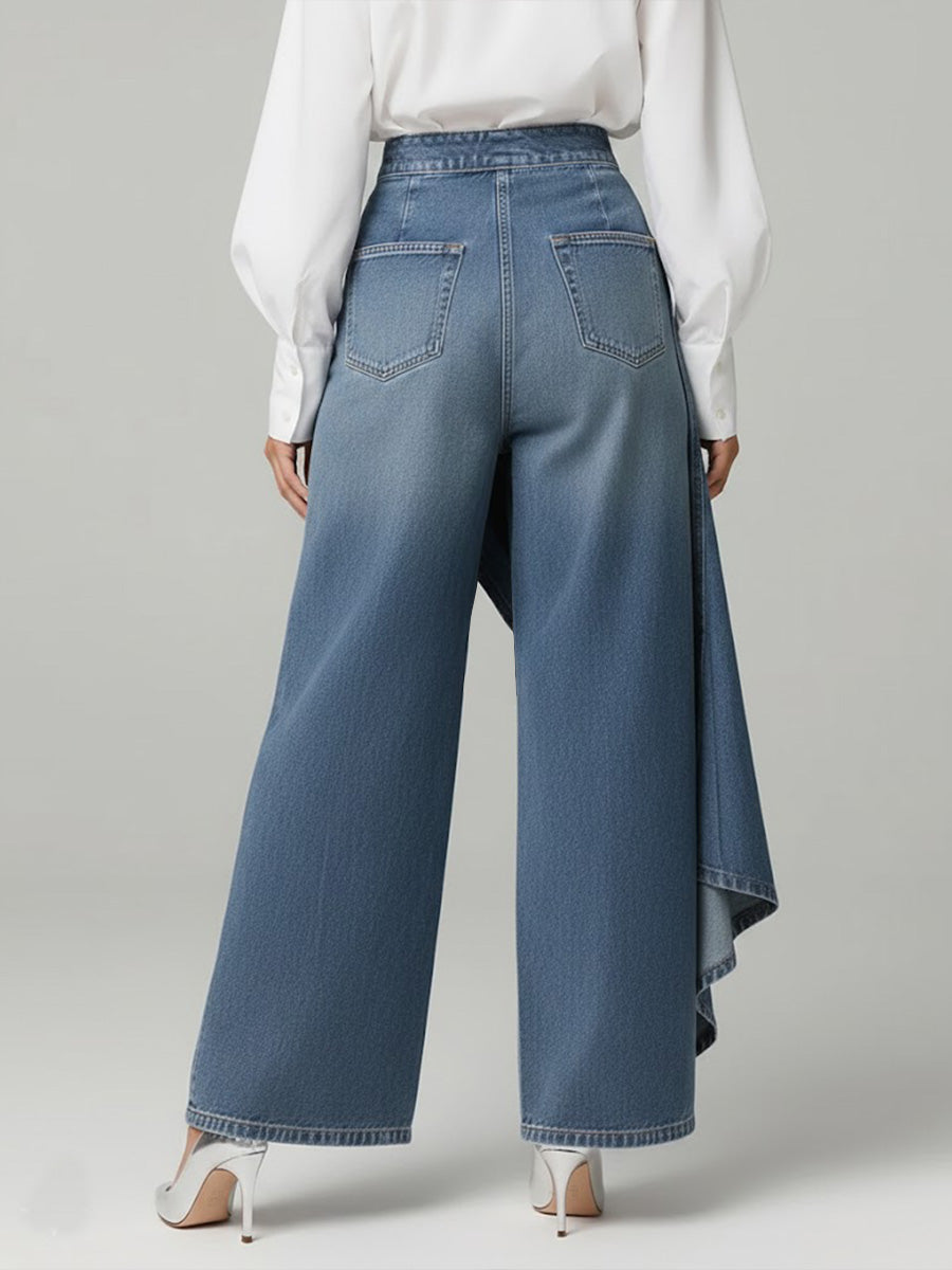 Martina™ | Jeans de Talle Alto con Pierna Ancha y Corte Relajado en Diseño Elegante