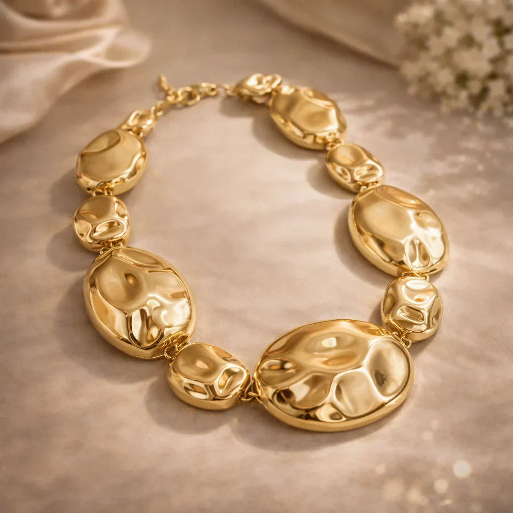 Collar de eslabones de oro