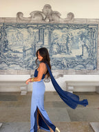 Vestido Zahara en Azul