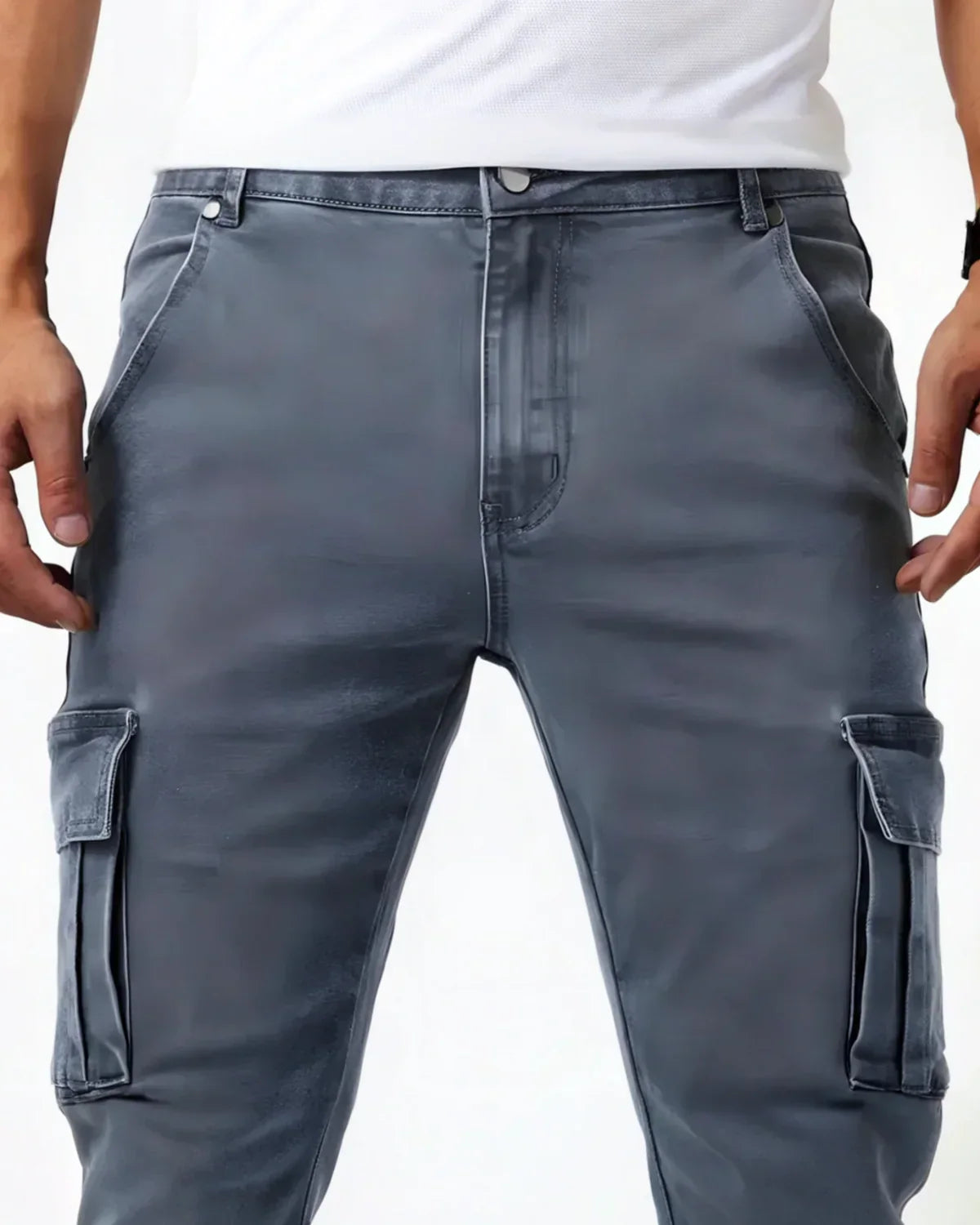 Alex™ | Pantalones cargo elásticos