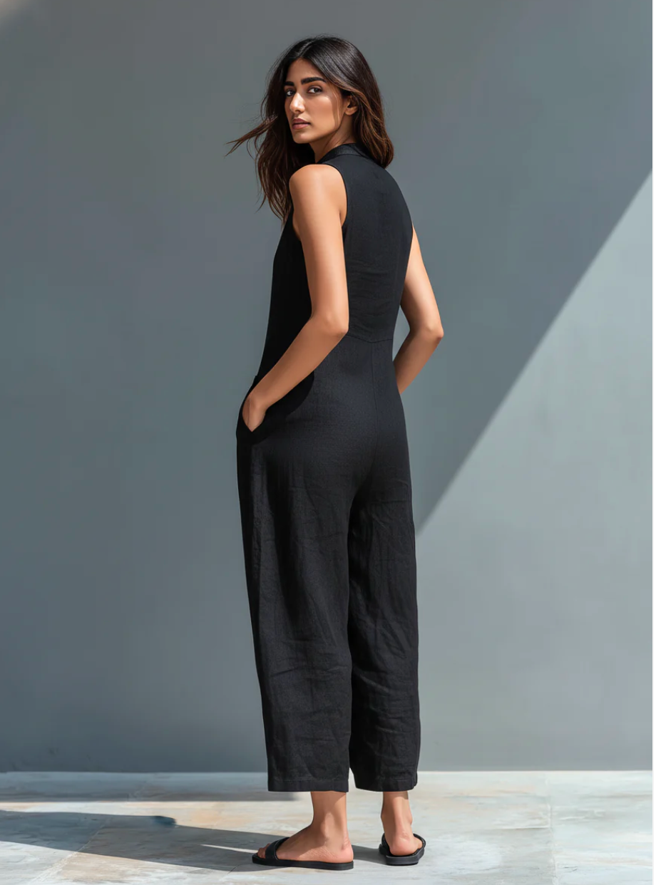 Liria™ Mono Minimalista sin Mangas Elegante
