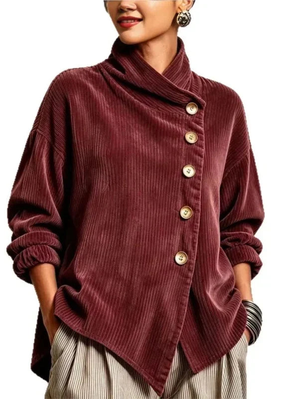 Olivia | Camisa de Pana con Botones