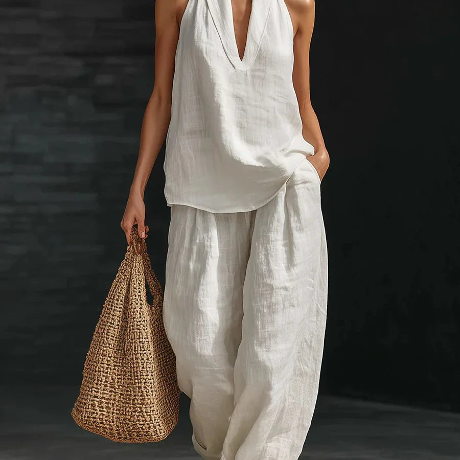 Soria | Conjunto Casual Sin Mangas
