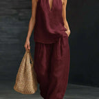 Soria | Conjunto Casual Sin Mangas