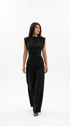 Ariadna™ Mono con Cintura Definida Elegante