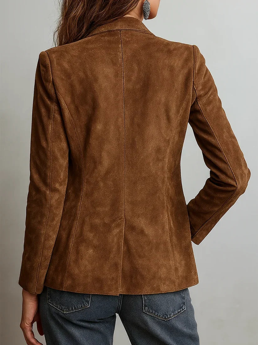 Cristina blazer vintage marrón - vista 2