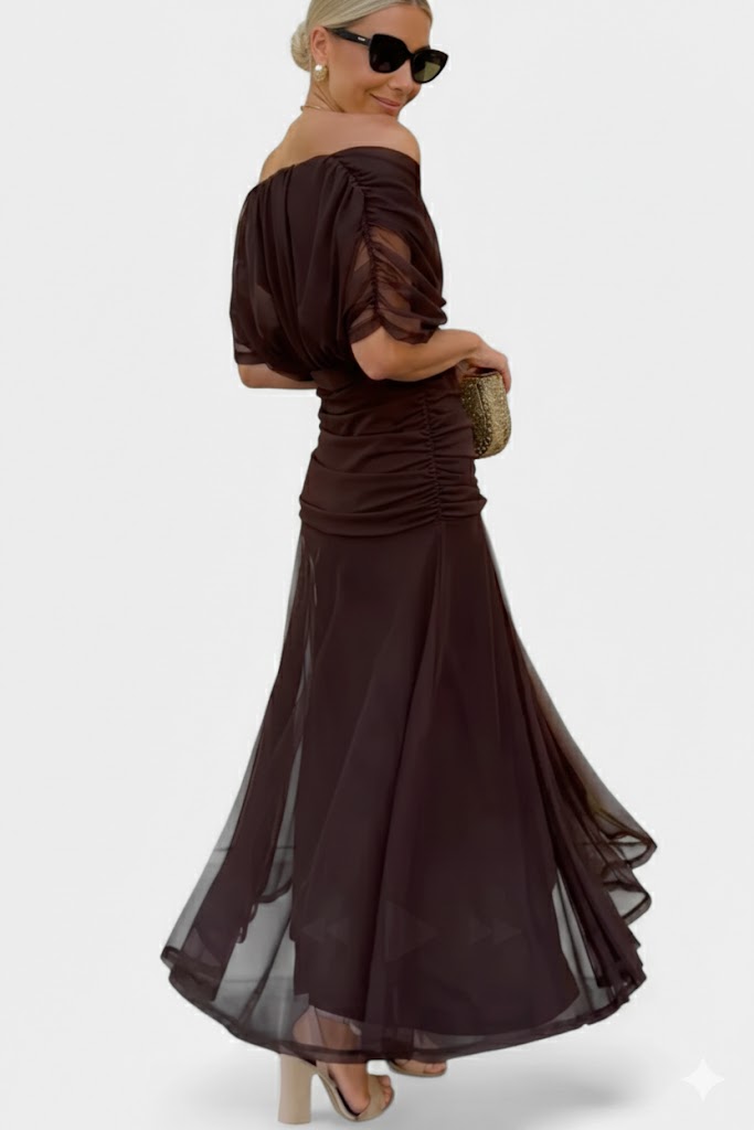 Velora™ | Vestido Floral Largo con Escote en V