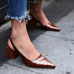 Graziella | Zapatos de tacón con punta ancha