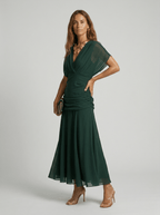 Paula™ | Vestido largo con escote en V
