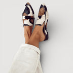 Maria | Mocasines cómodos con estampado de vaca