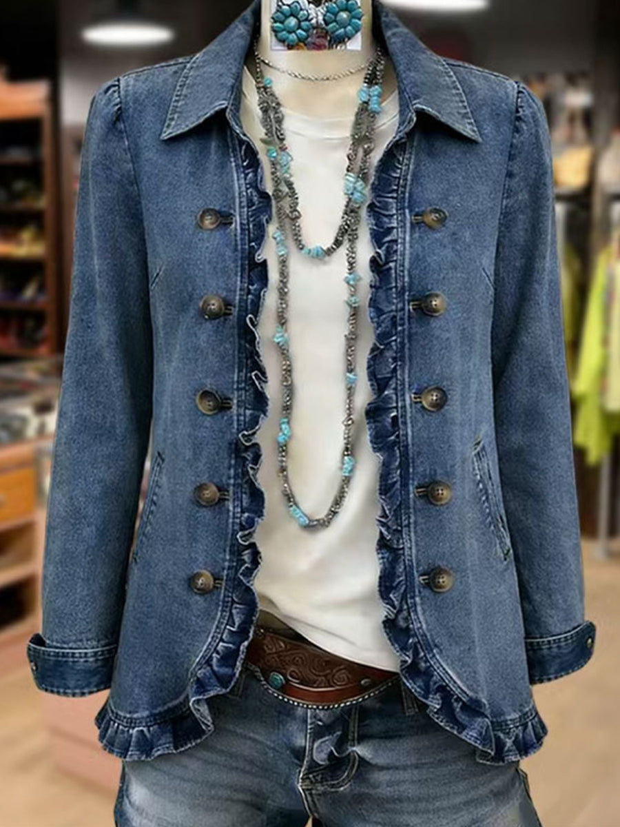 Chaqueta con volantes Consuelo