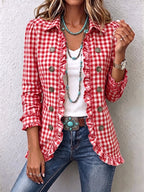 Chaqueta de cuadros vichy Encarna