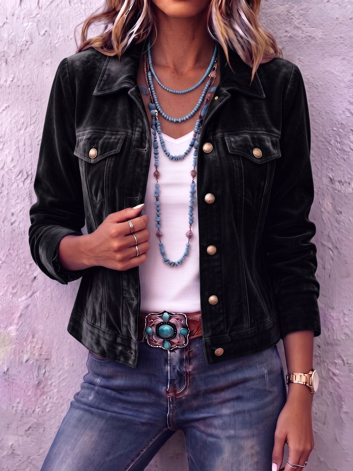 Chaqueta de terciopelo Diana