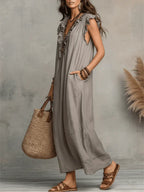 Camila | Vestido largo bohemio