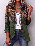 Chaqueta blazer de leopardo Ernestina
