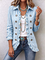 Chaqueta de cuadros vichy Encarna