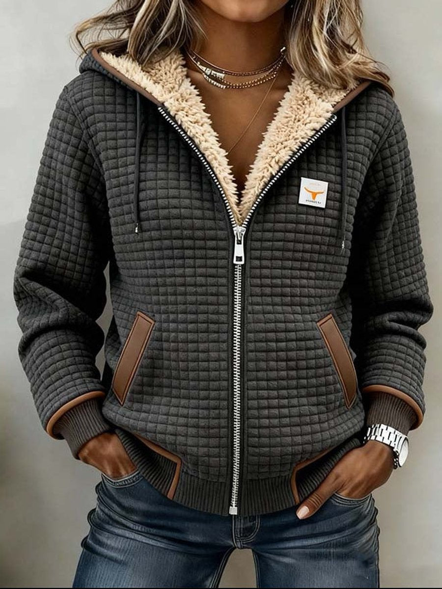 Veria | Chaqueta acolchada con capucha elegante